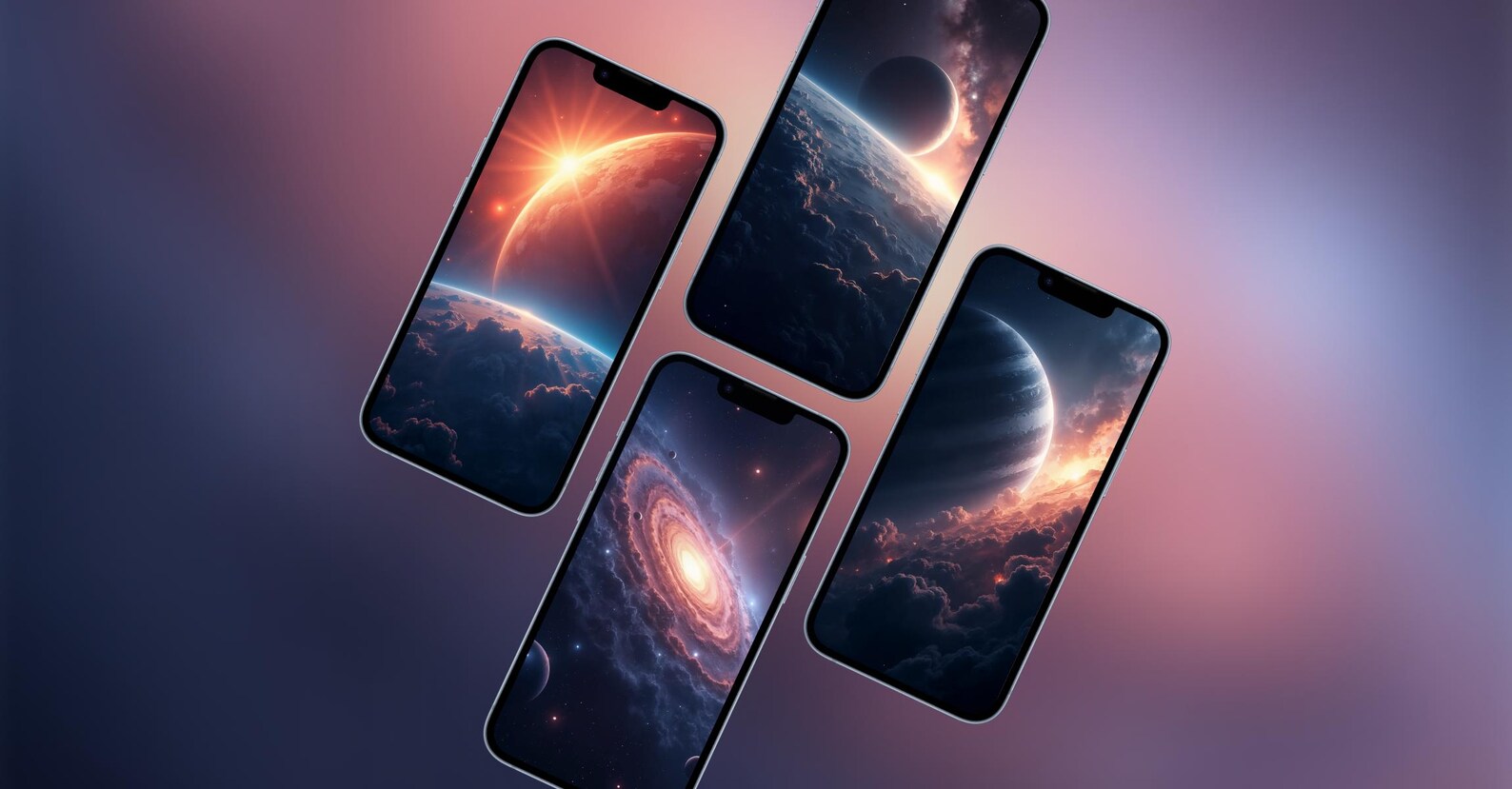 Cosmic Wonders Mobile Wallpaper Pack 8 Breathtaking Cosmic and Galactic ...