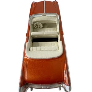 Vitesse 1:43 Buick Cabrio Die-Cast Modell, Made in Portugal, Orange mit weißem Interieur, Vintage Classic Car Sammlergeschenk, Oldtimer