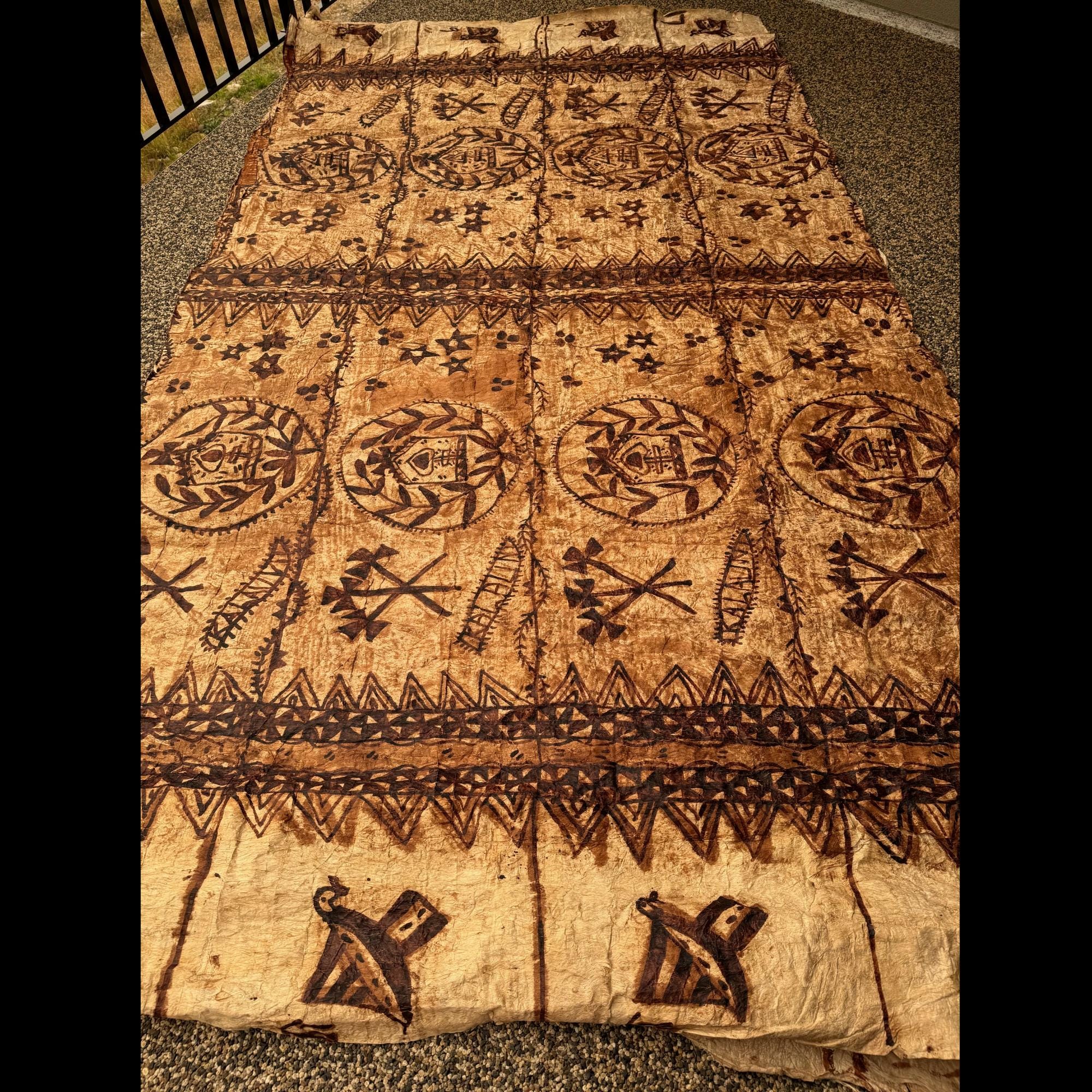 タパ　タパ布 タパ タパ布 Tapa cloth - Etsy 日本