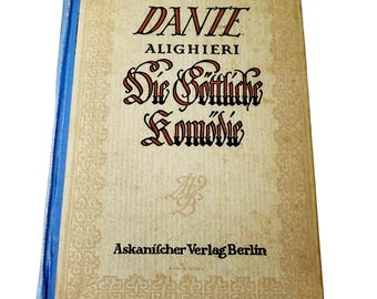 Antyczna boska komedia Dantego, ilustrowane wydanie niemieckie Gustave'a Doré, Die Göttliche Komödie, gotycki wystrój ciemnej akademii