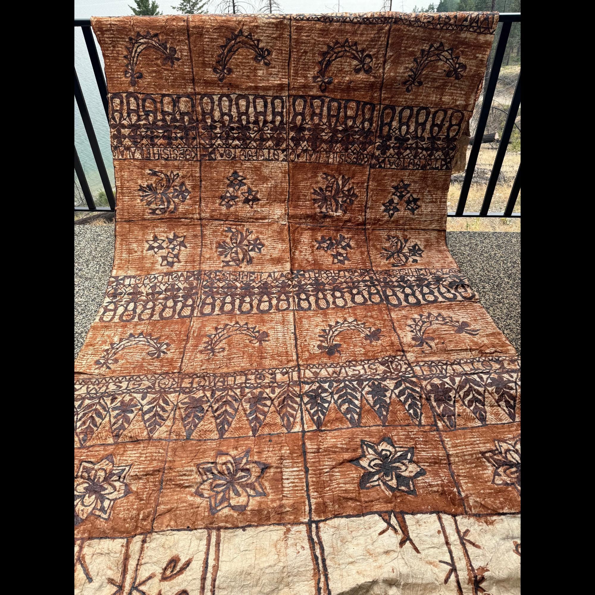 Vintage tapa cloth - Etsy 日本