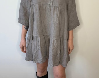Italian Linen Dress Women Summer Dress by Valentyne Made in Italy - Etsy