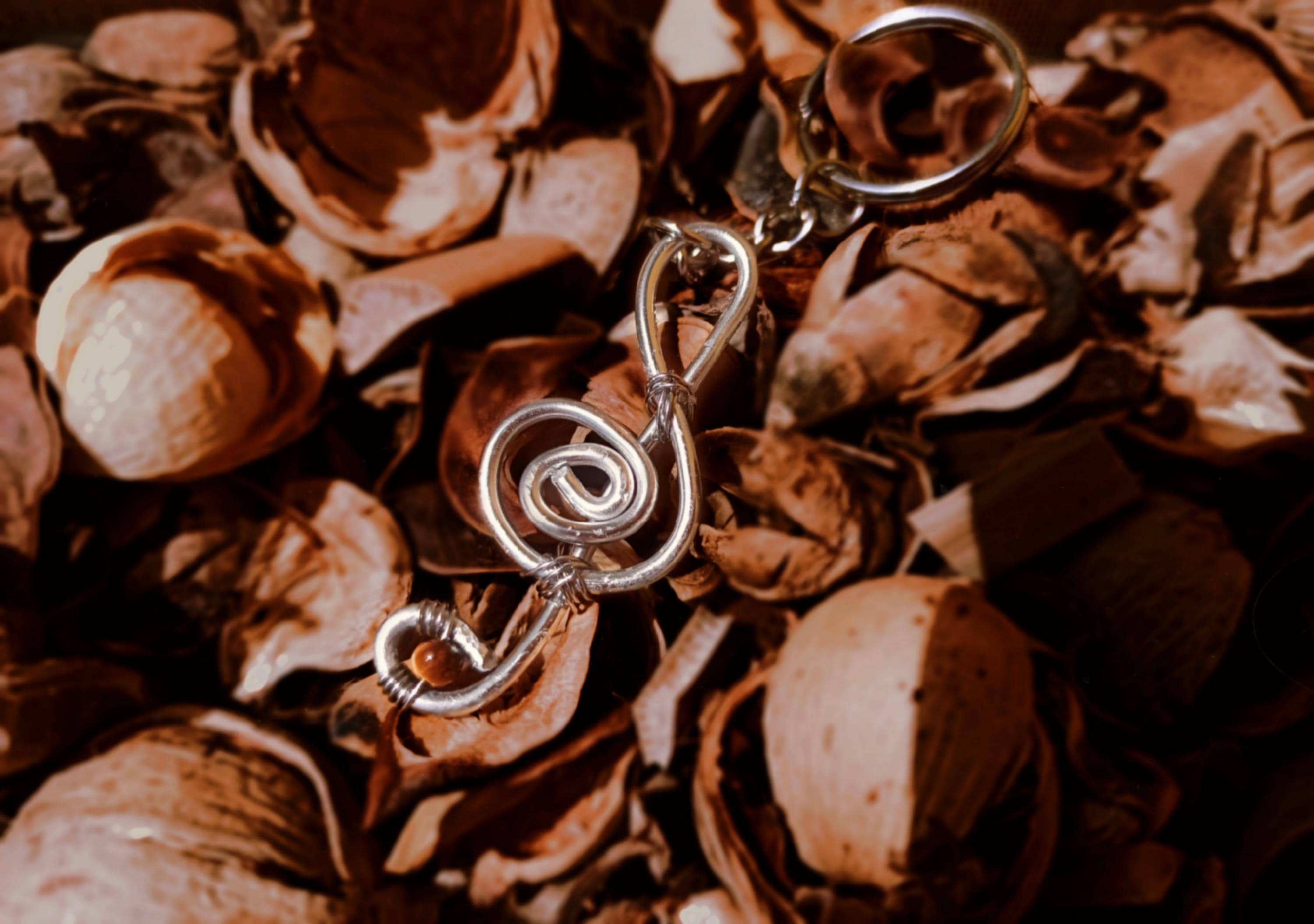 Collana Uomo/donna In Argento Rodiato 925 Con Ciondolo Chiave Di Violino O Nota Musicale – Simboli Preziosi