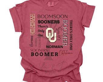 オクラホマ大学スーナーズシャツファイルPNGデジタル