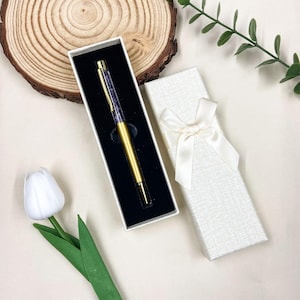 Reiki infundierte Kristallstift Geschenkset, Abschlussgeschenke für spirituelles, personalisiertes Kristallstilvolles Geschenk in Box, Abschlussgeschenk, Studentengeschenk