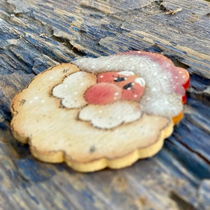 Country Santa Pin or Magnet image 5