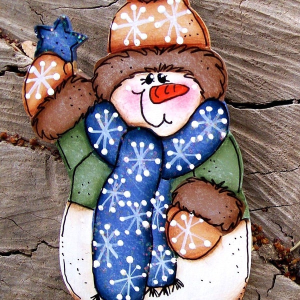 Buster Snowman Pin