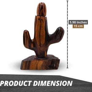 IECAP LLC Ironwood Pepper Grinder – Manual Spice Grinder & Chili Pepper Mill, Salt Grinder, Handmade Pepper Mill Grinder Bild 2