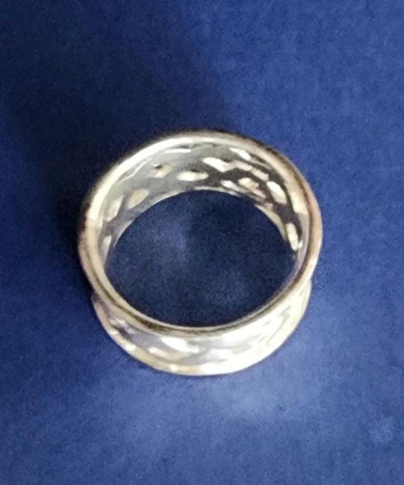Ring:  Celtic Knot Sterling Silver. Wide - image 5