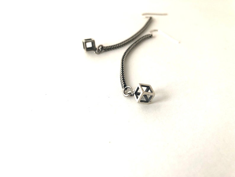 long slim earrings