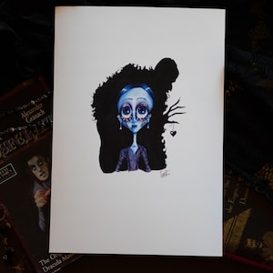 Nosferatu Art Print “Guilt and Melancholy”- Gothic Room Decor, Count Orlok and Ellen Hutter Giclee Print