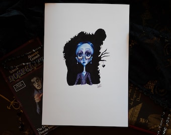 Nosferatu Giclee Art Print: Hand-Signed Gothic Decor