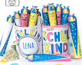 Duplo Back-to-School Banners – School Cone Design | Printable PDF | Back-to-School Gift | Back-to-School Party Favors | DIY Decorations for First-Graders