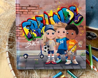 Friends book elementary school, gift for school enrollment, friendship book boys, girls, school friends book, back to school, gift, friends book