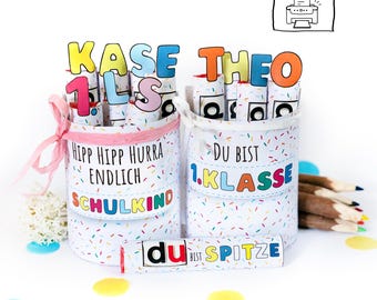 Duplo Back-to-School Banners – Letters Printable PDF | School Enrollment Gift | You're in 1st Grade | School Party Favors | DIY Decorations