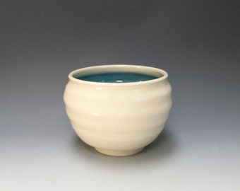 porcelain bowl  ...   turquoise  ...  bowl with a wiggle  ...   loose