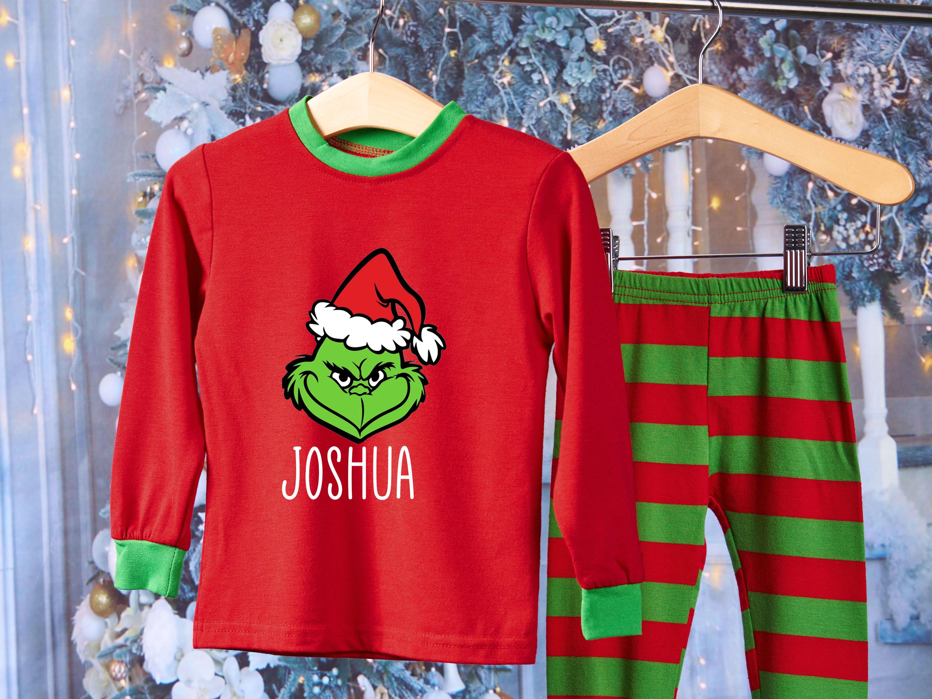 The grinch couple pajamas sale
