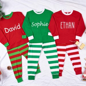 Family Christmas Pajamas, Matching Christmas Pajamas, Personalized Christmas Pajamas, Family Christmas PJs, Toddler Christmas Pajamas Gifts