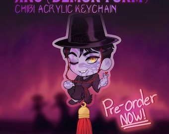 Llavero Jinu Chibi de Demon Hunters del Kpop