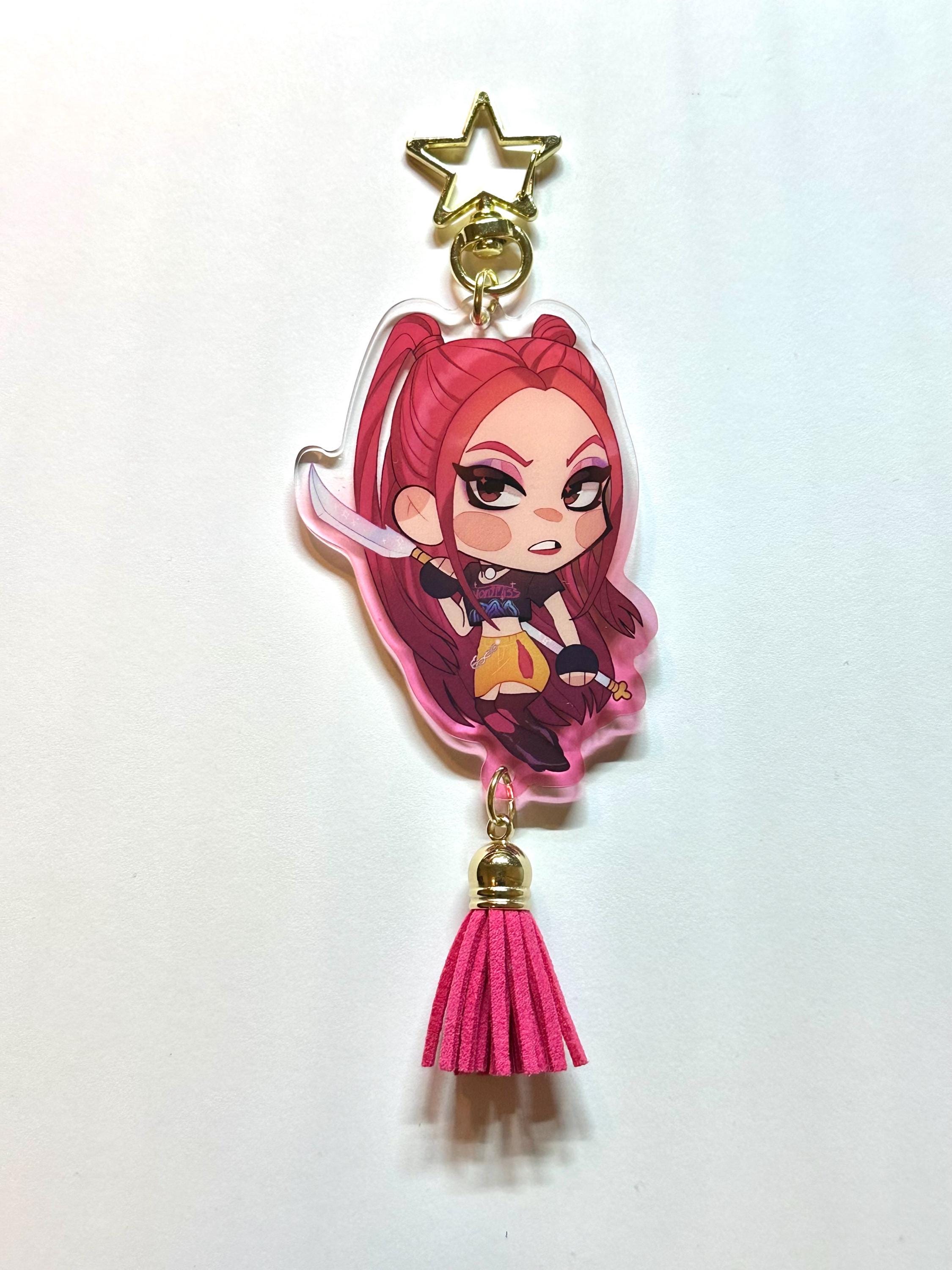 Chibi For Keychain Kpop Demon Hunters Chibi Keychains - Etsy