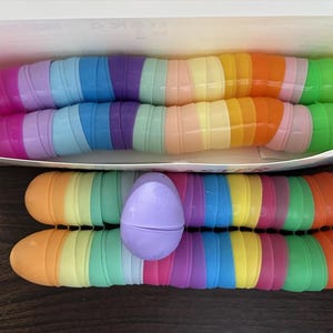 Leere Plastikostereier für Ostern, Partydekoration, befüllbar mit Süßigkeiten, Preisei-Spielzeug für Kinder, Babys und mehr!