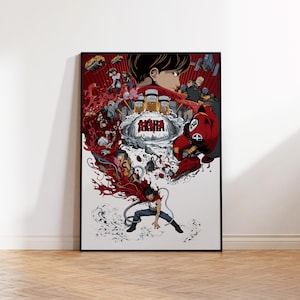 Akira Movie Poster, Wall Art, Wall Decoration, Framed Poster, Classic Matte Poster, Movie Poster Print