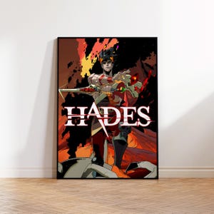 Hades Game Poster, Wall Art, Wall Decoration, Framed Poster, Classic Matte Poster, Game Poster Print