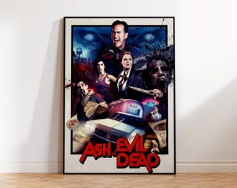 Ash vs Evil Dead Movie Poster, Wall Art, Wall Decoration, Framed Poster, Classic Matte Poster, Movie Poster Print