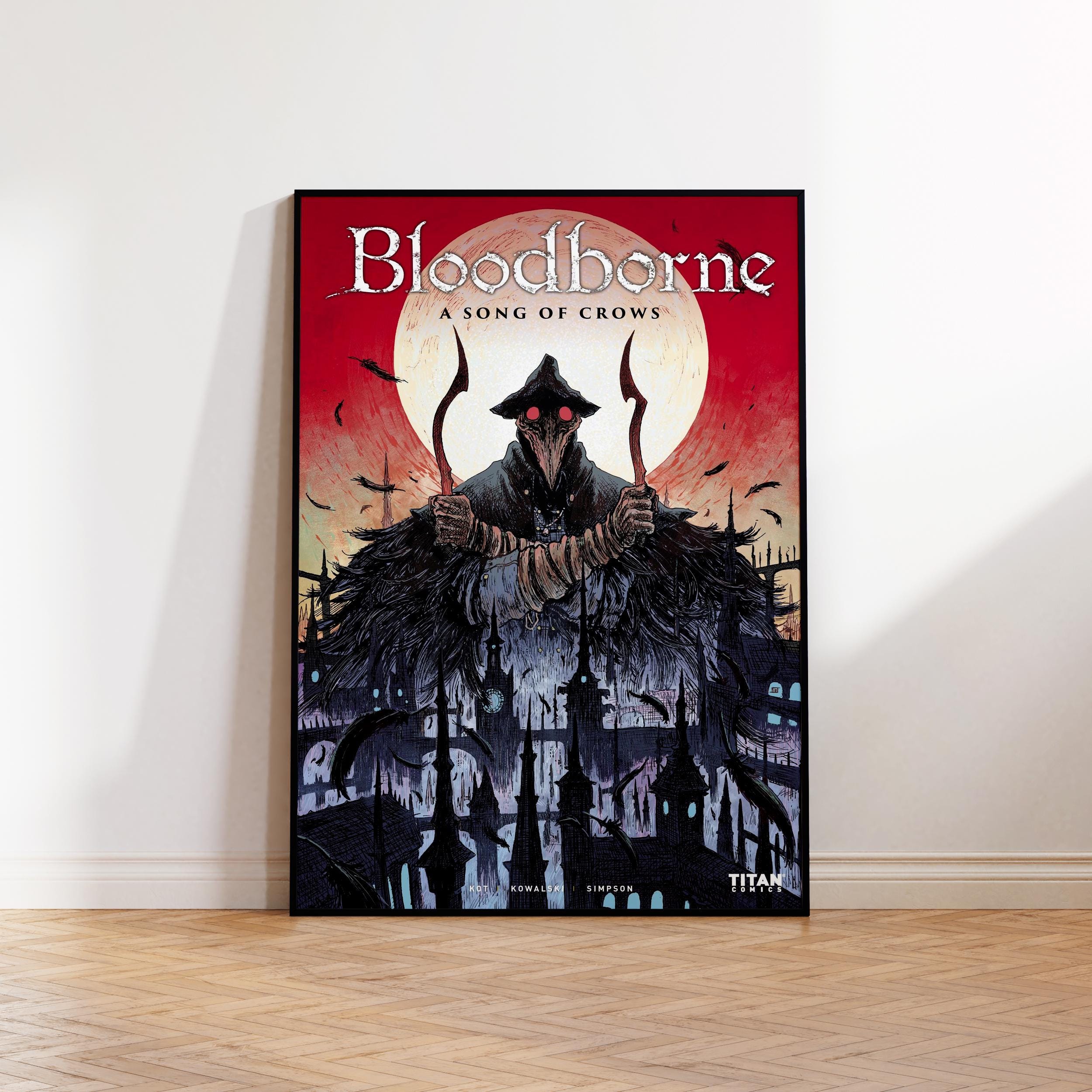 Bloodborne Game Poster, Wall Art, Wall Decoration, Framed Poster, Classic Matte Poster, Game Poster Print