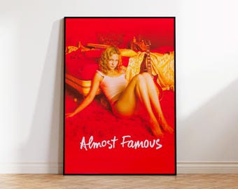 Almost Famous Movie Poster, Wall Art, Wall Decoration, Framed Poster, Classic Matte Poster, Movie Poster Print