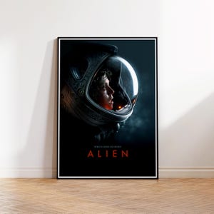 Alien Movie Poster, Wall Art, Wall Decoration, Framed Poster, Classic Matte Poster, Movie Poster Print