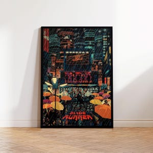 Blade Runner Movie Poster, Wall Art, Wall Decoration, Framed Poster, Classic Matte Poster, Movie Poster Print