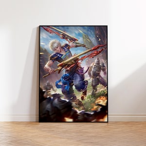 Final Fantasy Game Poster, Wall Art, Wall Decoration, Framed Poster, Classic Matte Poster, Game Poster Print