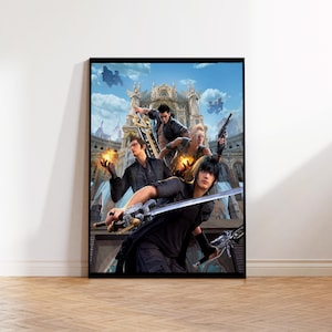 Final Fantasy Game Poster, Wall Art, Wall Decoration, Framed Poster, Classic Matte Poster, Game Poster Print