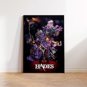 Hades Game Poster, Wall Art, Wall Decoration, Framed Poster, Classic Matte Poster, Game Poster Print