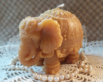 Beeswax Candle Shaped Decorated Festival Elephant Candle