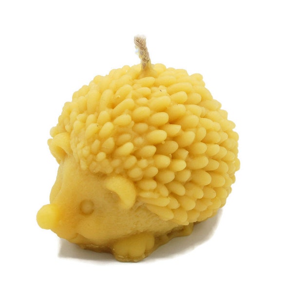 Pure Beeswax Candle Hedgehog Shaped Animal Candle