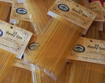 Honey Stix Honey Sticks Straws filled with Pure Honey Package of 22