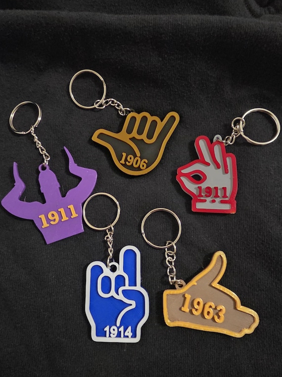 vintageキーホルダー　PAT.NOV.11.1879 D9 Fraternity Keychains, 1906, 1911, 1914, 1963, Hand Signs - Etsy