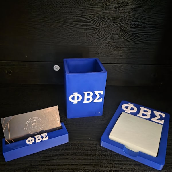 Phi Beta Sigma Desk Set
