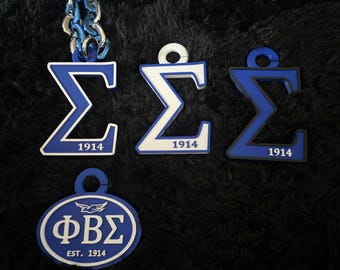 Phi Beta Sigma Game Day Jumbo Chains & Medallion