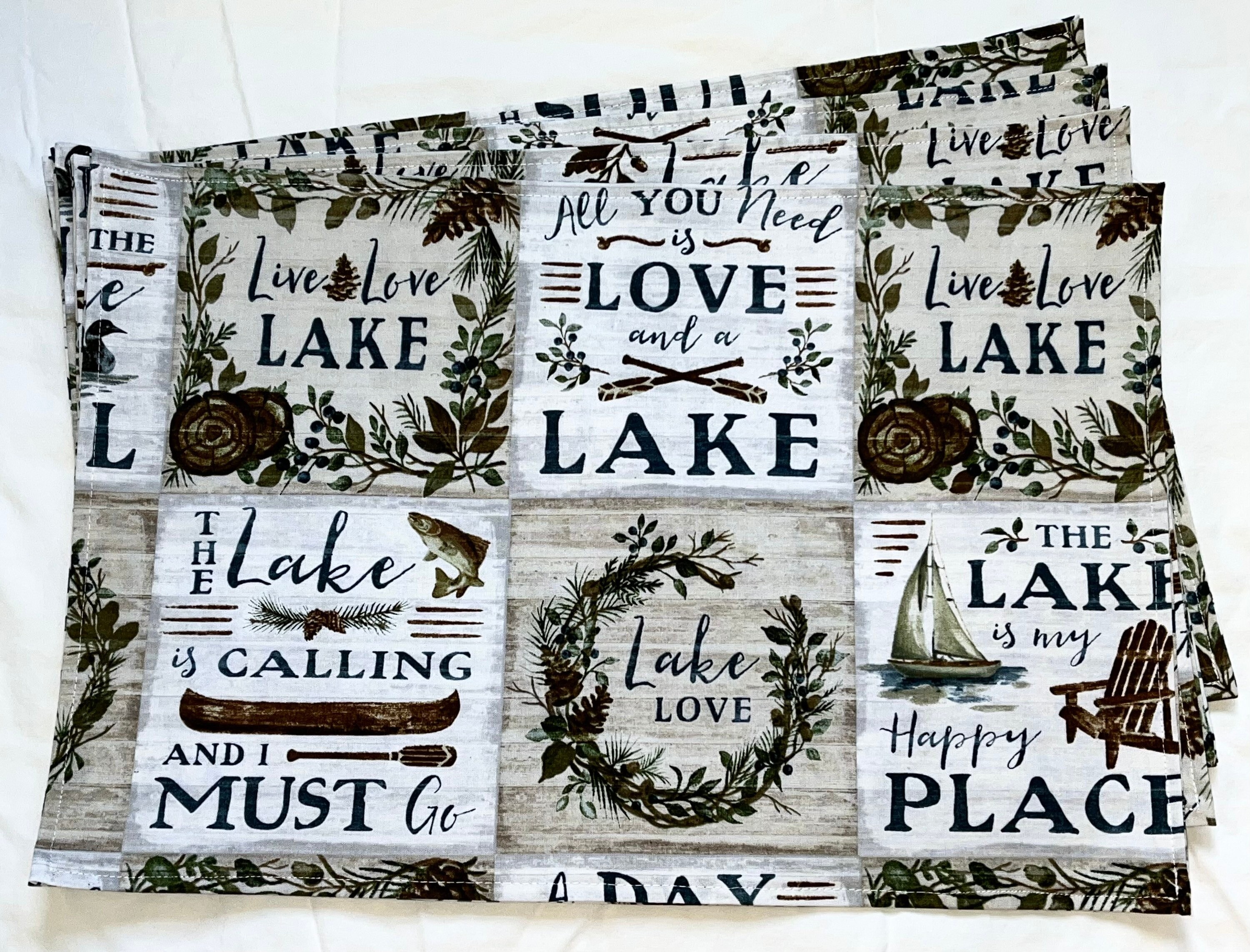 The Water City Venice Placemat Table Mat 30x45 Cmes,set Of 2 C1144