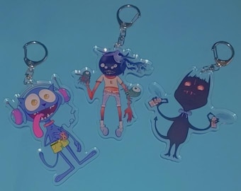 Gorillaz Phase 1-3 Character Keychains