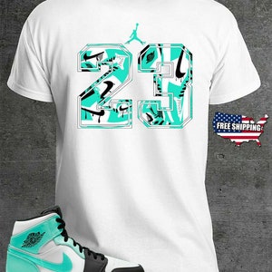 green toe jordan 1 shirt