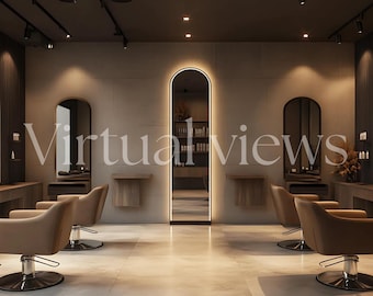 Salon Zoom Background: Professional Setting for Beauty, Hair, and Spa Virtual Meetings
