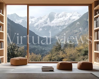 Mountain View Office Zoom Background: Perfect for Teams, Skype, Google Meet, and YouTube