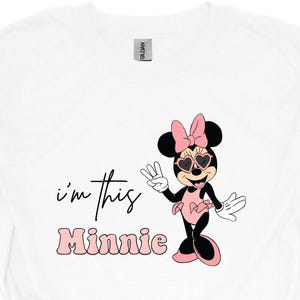 I&#39;m This Minnie Shirt, Minnie Mouse 3rd Birthday Shirt, 3rd Birthday Shirt, 3rd Birthday Disney Shirt, 3rd Birthday Gifts, 3rd Birthday
