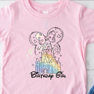Birthday Girl T-shirt, Disney Party Theme Shirt, Disney Birthday Trip Shirt, Disney Birthday Shirt, Birthday Shirt, Disneyland Birthday Tee