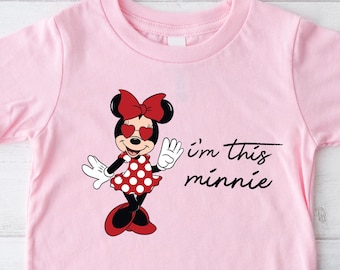 Minnie Mouse 4th Birthday Shirt, Disney Birthday Tee