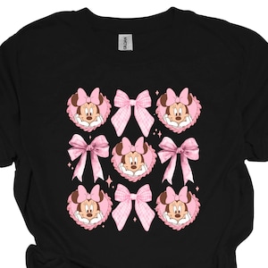 Coquette Minnie Mouse Shirt, Minnie Shirt, Cute Minnie Shirt, Disney Trip Shirt, Cute Disney Shirts, Minnie Mom Shirt, Disneyworld Shirt